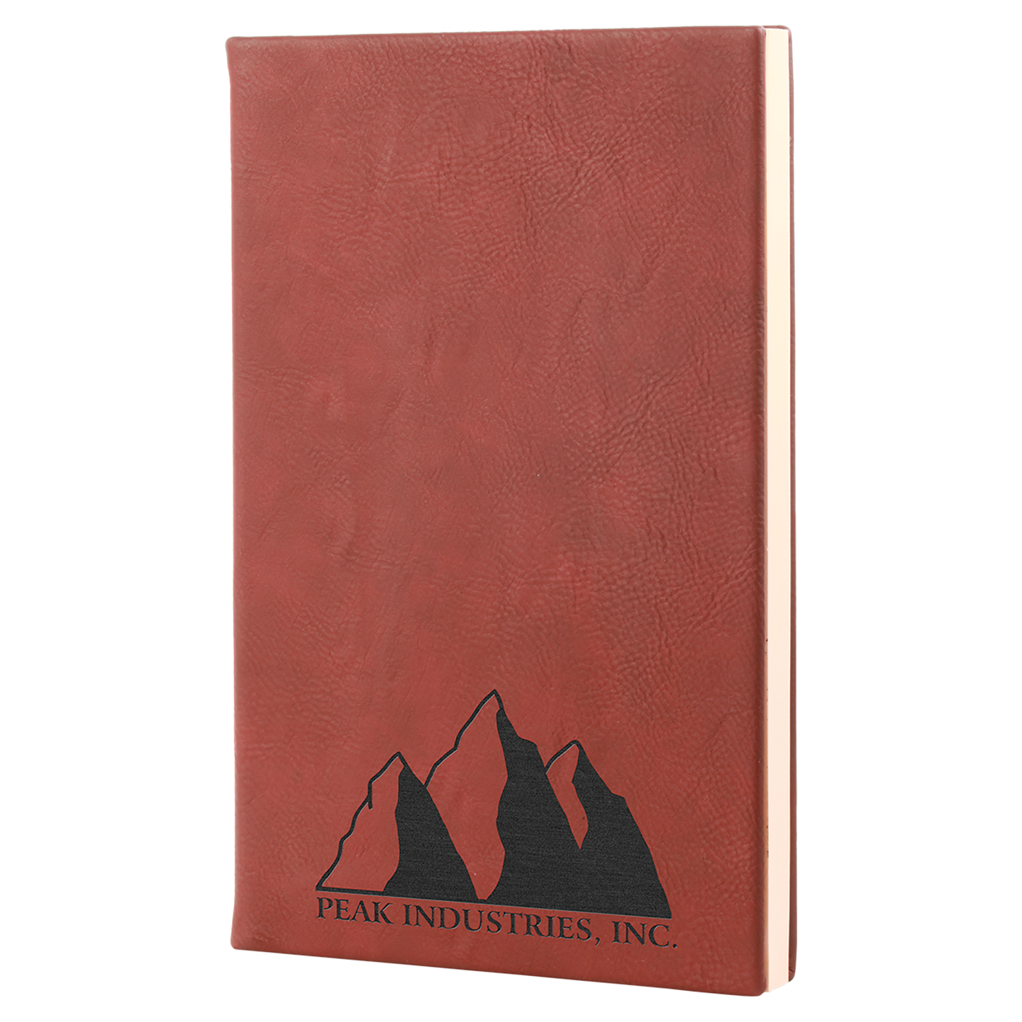 5 1/4" x 8 1/4" Laserable Leatherette Journal with Lined Notepad