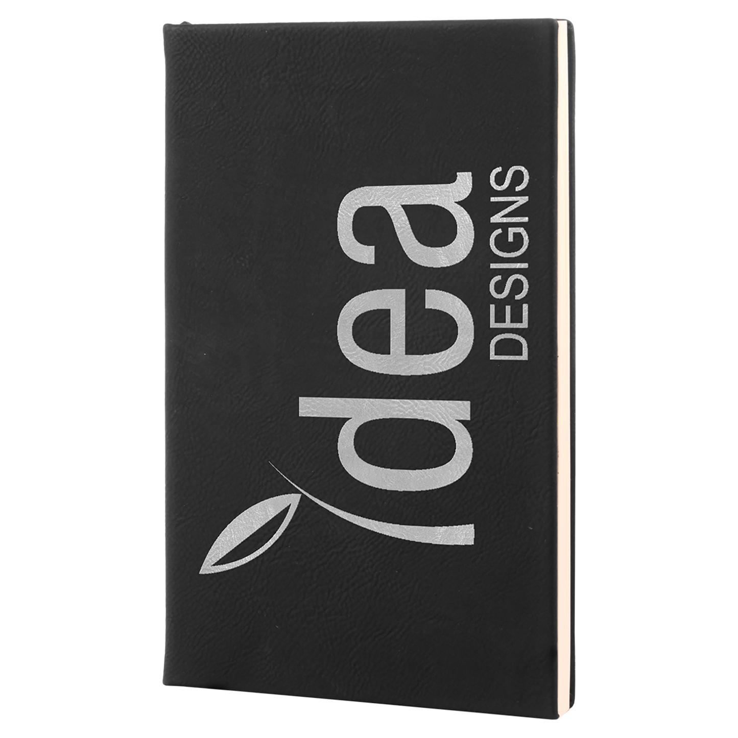 5 1/4" x 8 1/4" Laserable Leatherette Journal with Lined Notepad