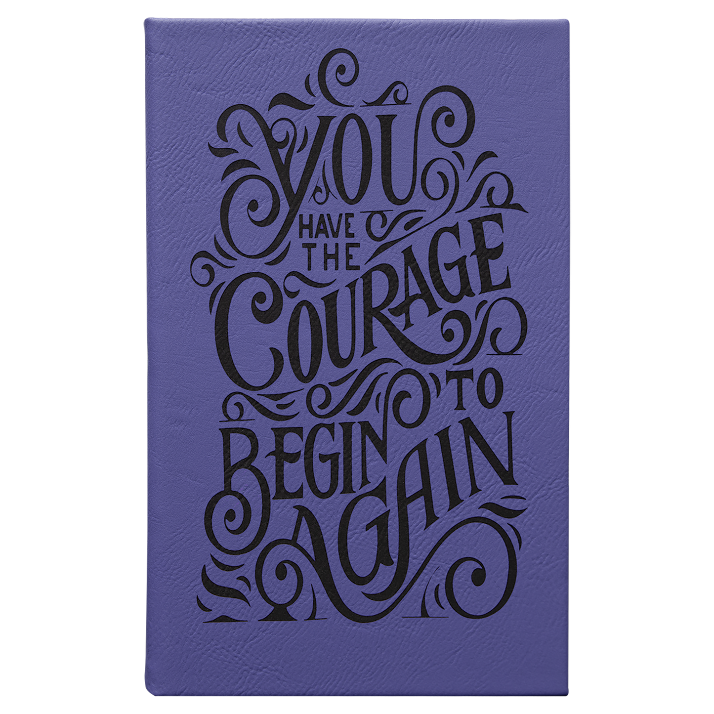 5 1/4" x 8 1/4" Laserable Leatherette Journal with Lined Notepad