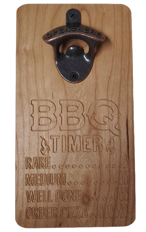 Small BBQ Timer Bottle Opener