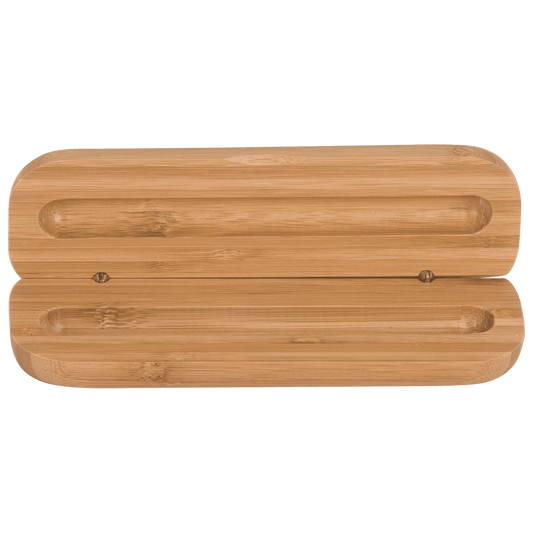 6 3/4" x 2 1/8" Bamboo Pen Case (Case only, pen not included)