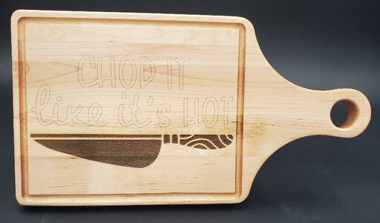 Chop It Like It's Hot 13-1/2 x 7 Cutting Board