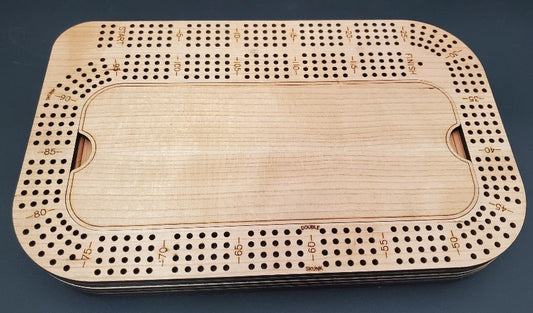 4 Track Compact Cribbage Board