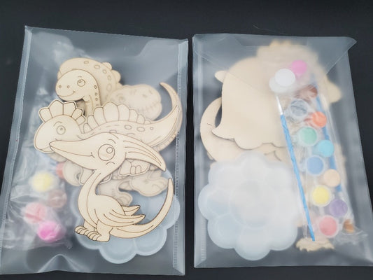 Dinosaurs 1 Paint Set - Pterodactyl