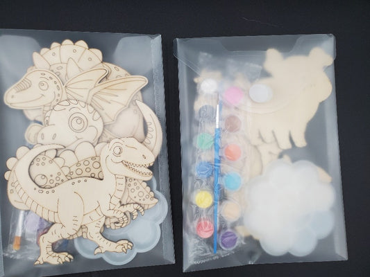 Dinosaurs 2 Paint Set - T-Rex