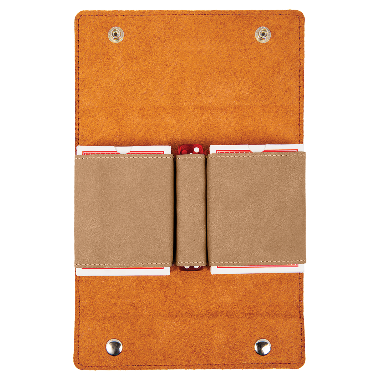 MSMF Leatherette Dice and Card Set