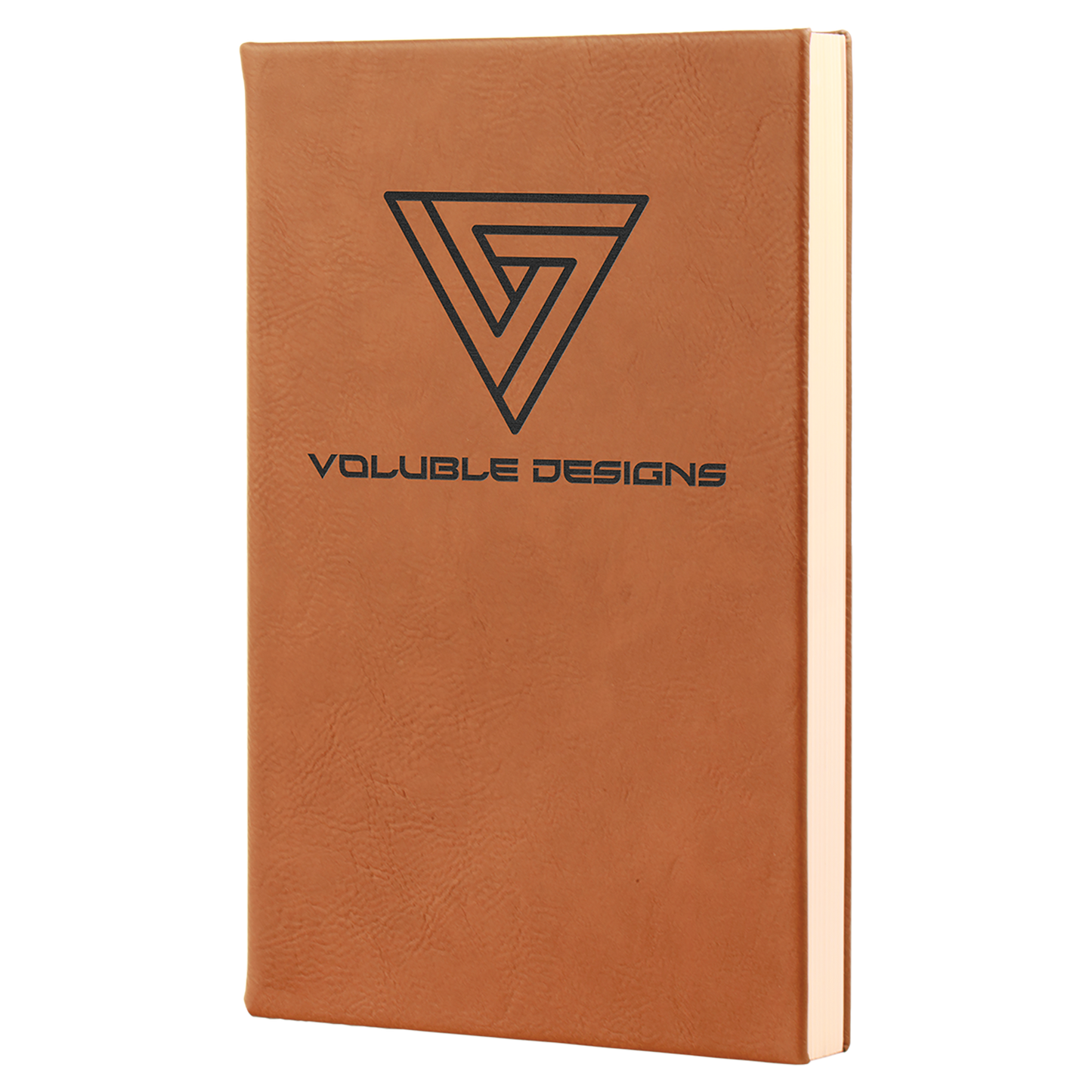 5 1/4" x 8 1/4" Laserable Leatherette Journal with Lined Notepad