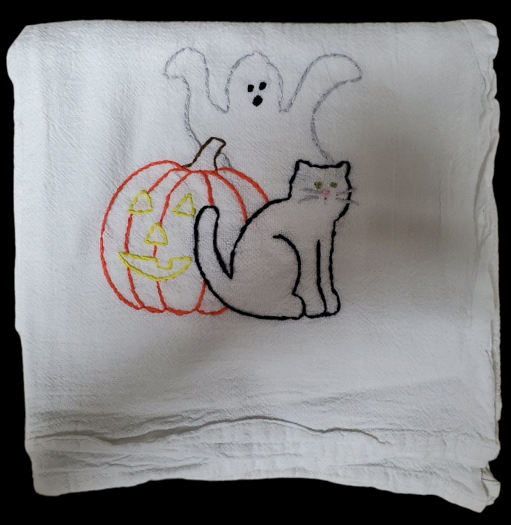 Hand Embroidered Towel