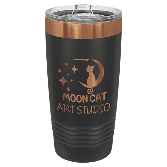 Black Rose Gold Polar Camel 20 oz. Ringneck Tumbler