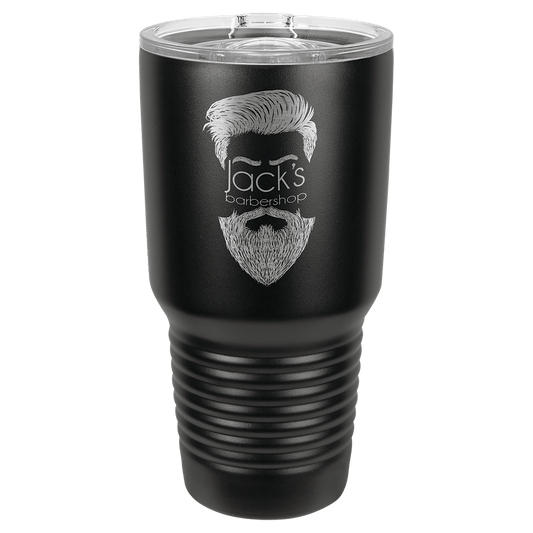 Polar Camel 30 oz. Full Black Ringneck Tumbler with Slider Lid