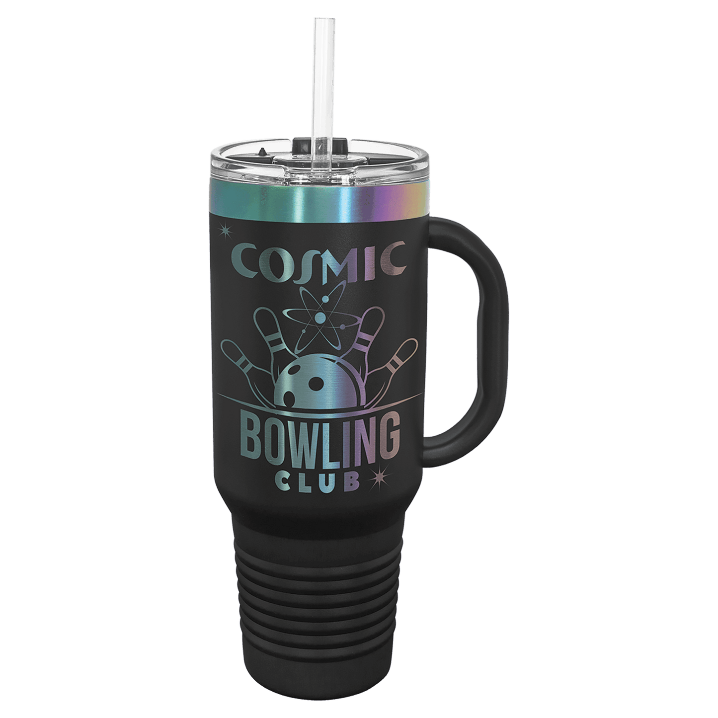 Black Prism Polar Camel 40 oz. Travel Mug with Handle & Straw