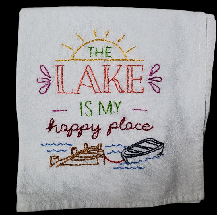 Hand Embroidered Towel