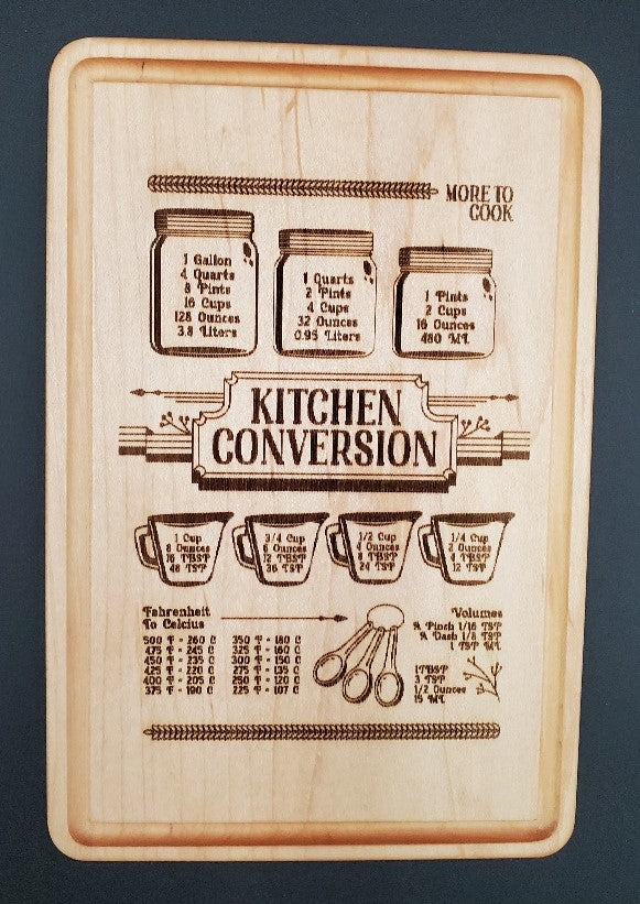 Kitchen Conversions 9 x 6 Cutting Board