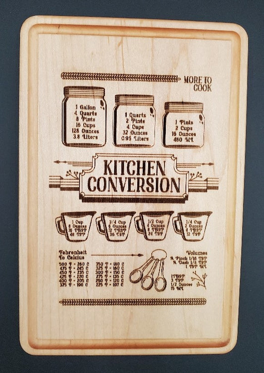 Kitchen Conversions 9 x 6 Cutting Board