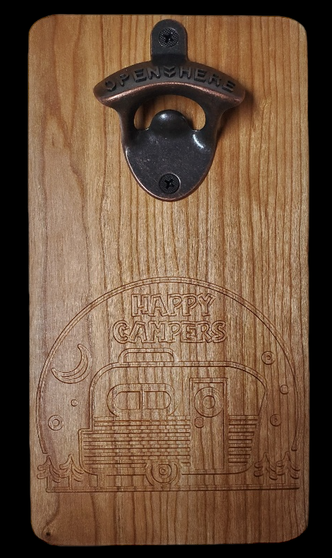 Happy Campers-Square Bottle Opener